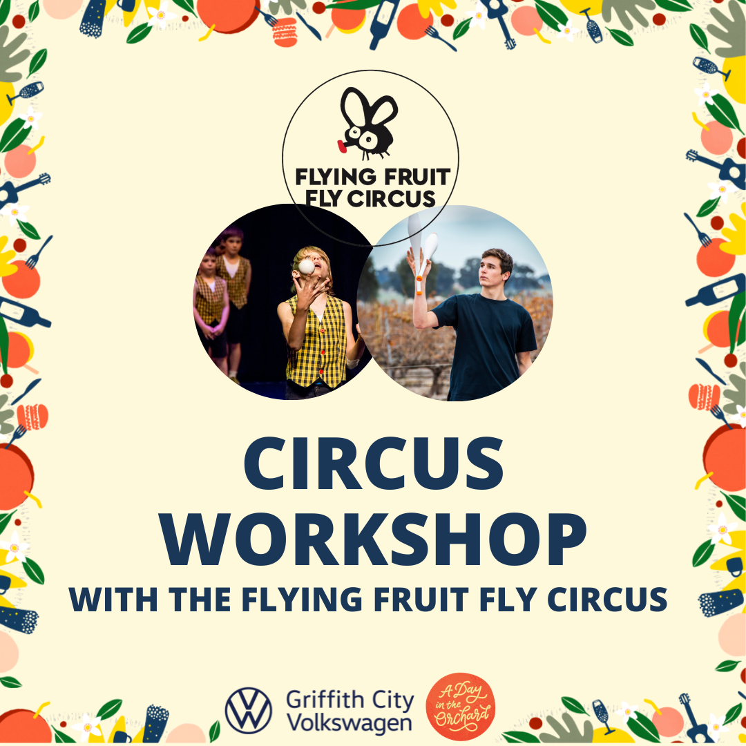 Circus Workshop – with the Flying Fruit Fly Circus