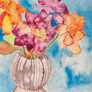 Open Sessions: Still Life watercolour painting