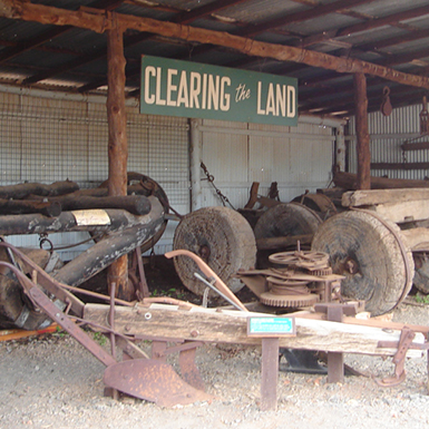 Clearing the Land & Wagon Shed