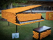 Real Juice Company Citrus Sculptures